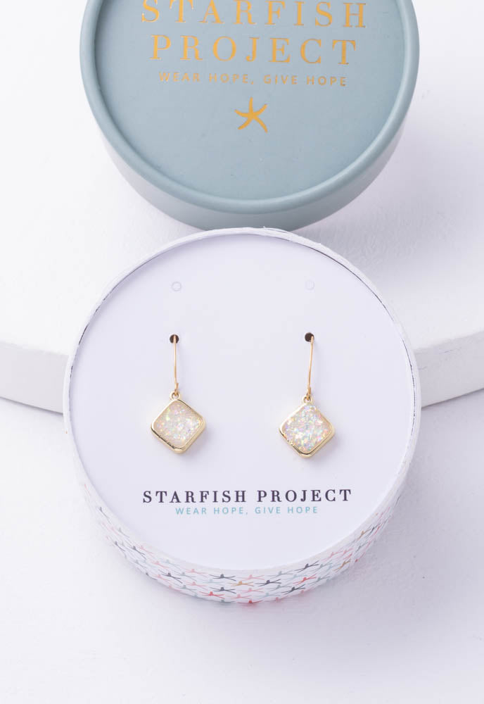 Clare Opal Earrings