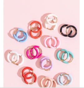 Enamel Hoops