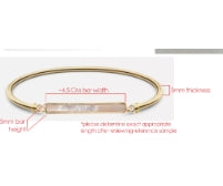 Mother of Pearl Hook Closure Cuff