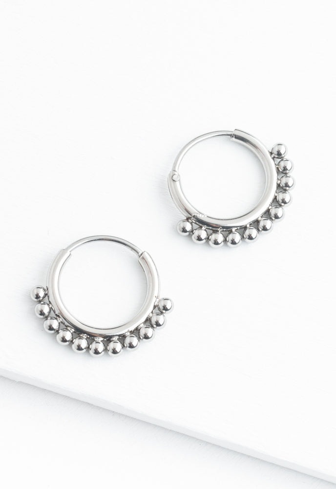 Chime Hoops in Silver