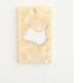 Kelleys Island map resin pendant 002