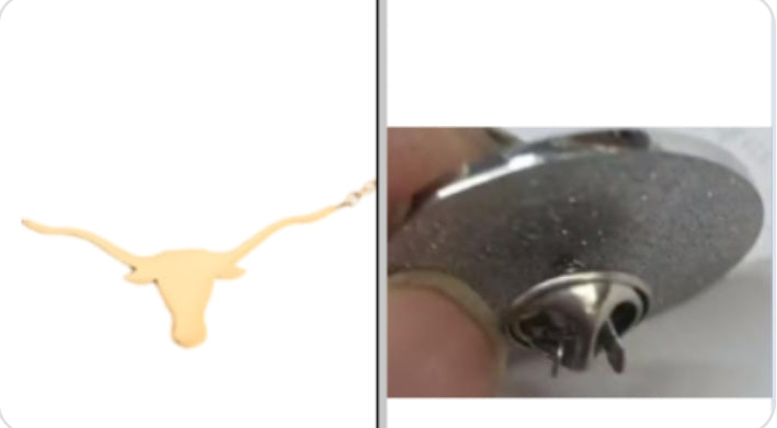 Longhorn Brooch