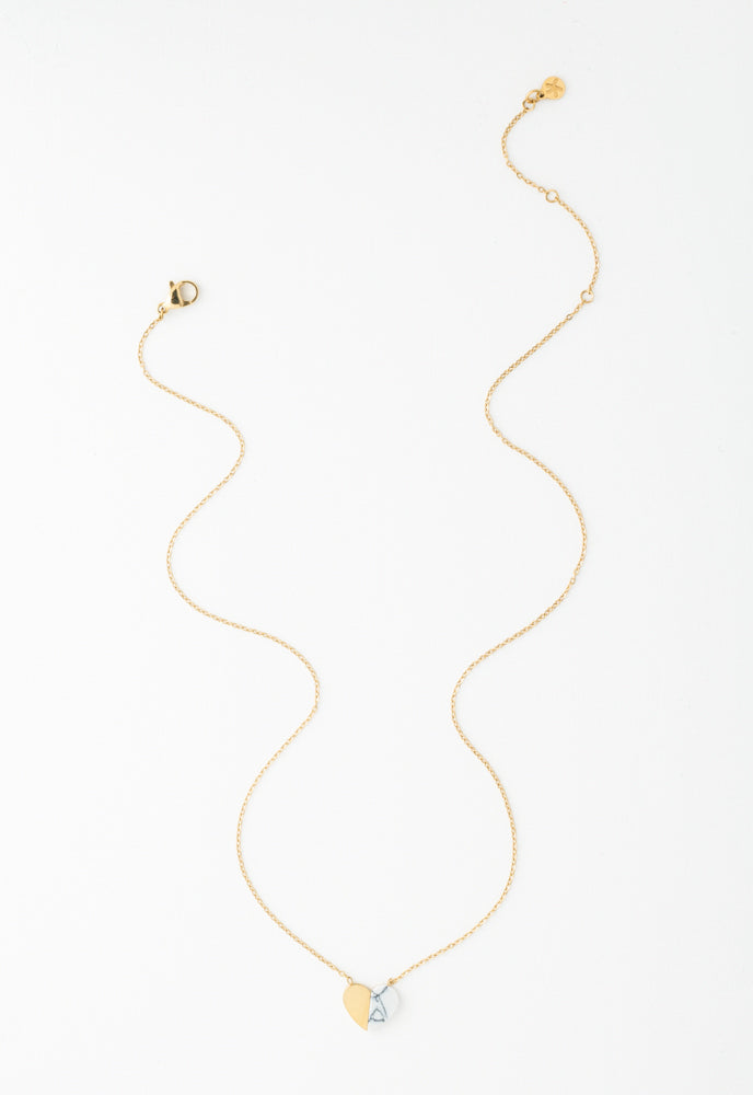 Alexis Gold Heart Necklace