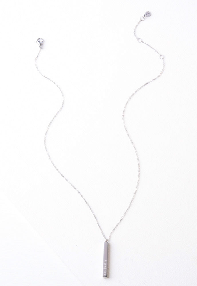 Give Justice Bar Necklace