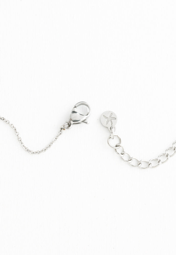 Axis Silver Cross Necklace