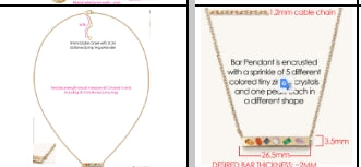 Micro Bijoux Bar Necklace