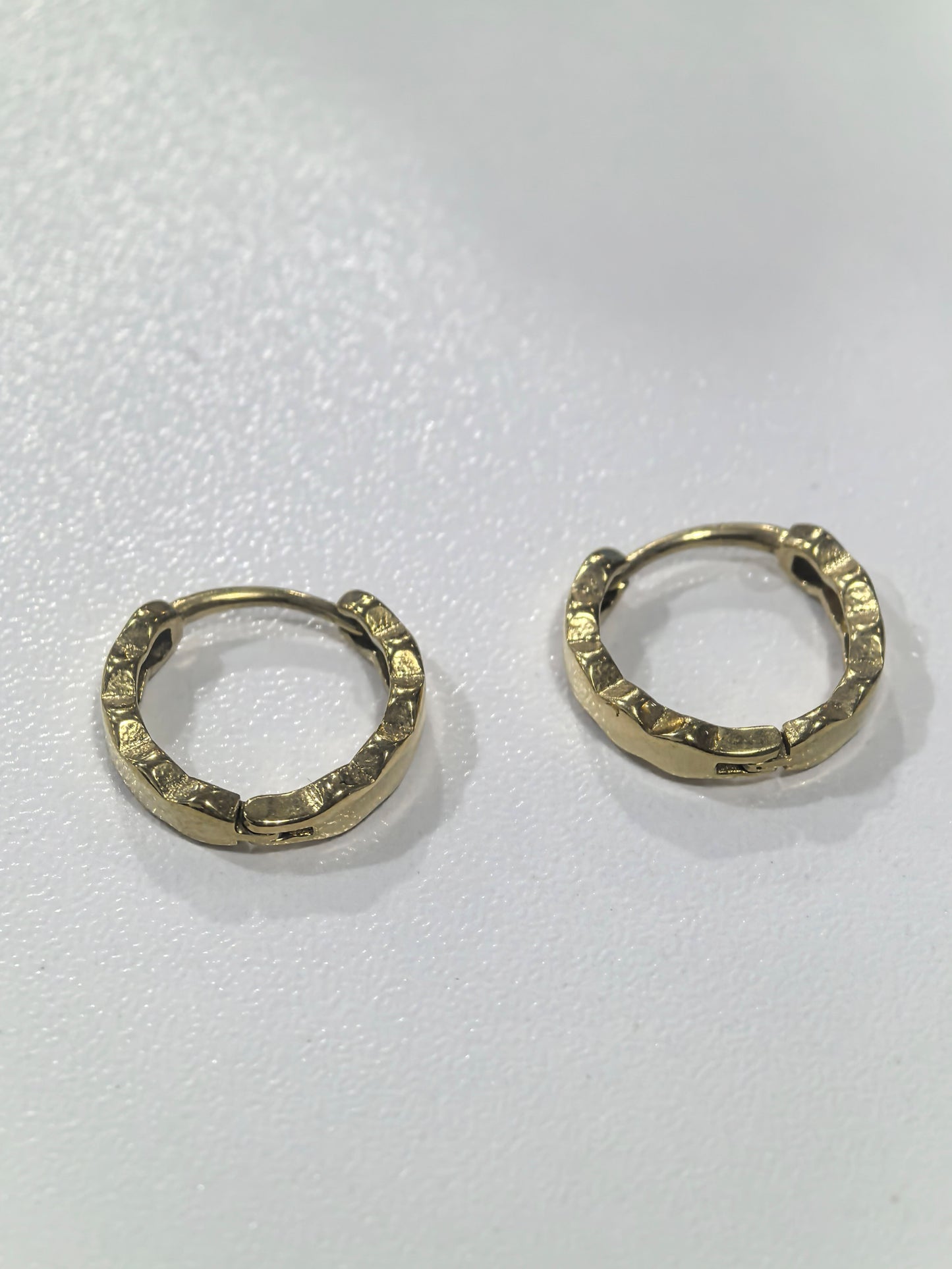14mm Toothed Earring-gold