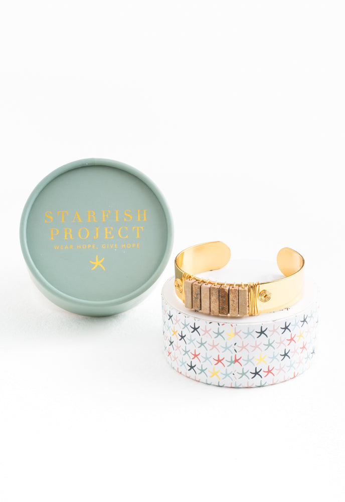 Paved Stone Cuff in Sedona