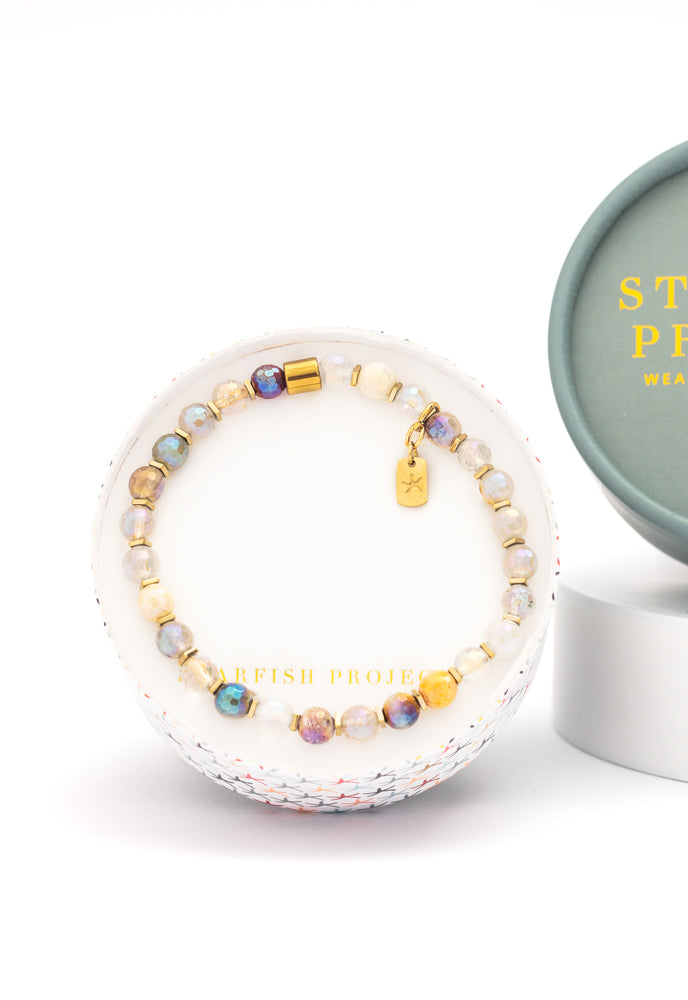 YuYu Gemstone Beaded Bracelet -Mekhada