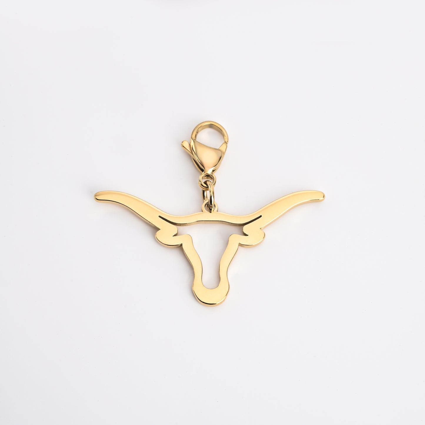 Longhorn outline charm