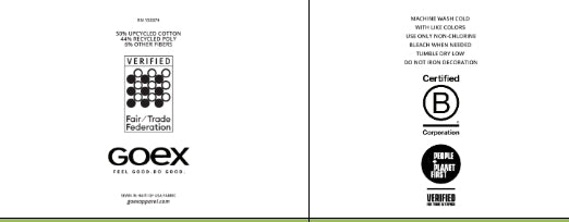 CARE LABEL-ECO BLENDS