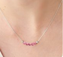 Pink Tourmaline Necklace