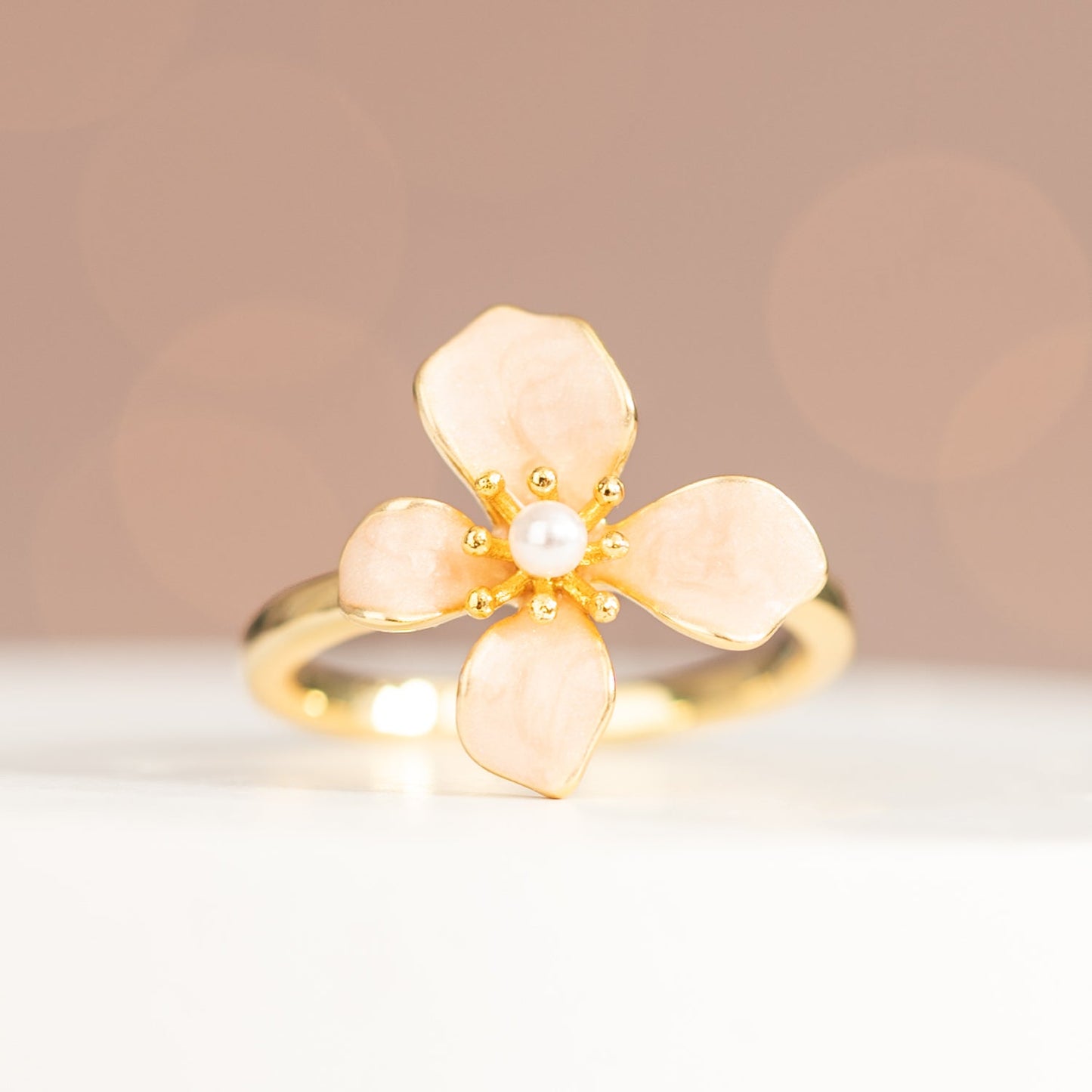 Hope in Bloom Ring in Misty Rose