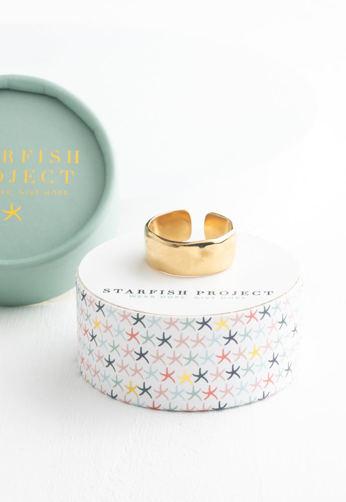 Built Strong Gold Ring