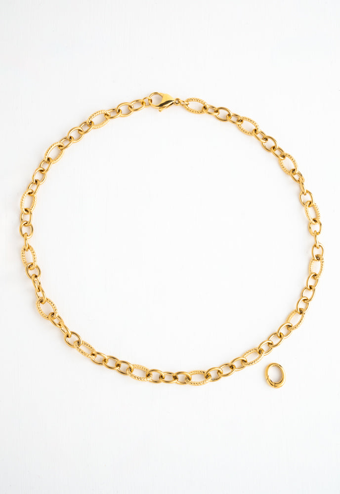 Clip-on Maximalist Charm Necklace- ND 5913