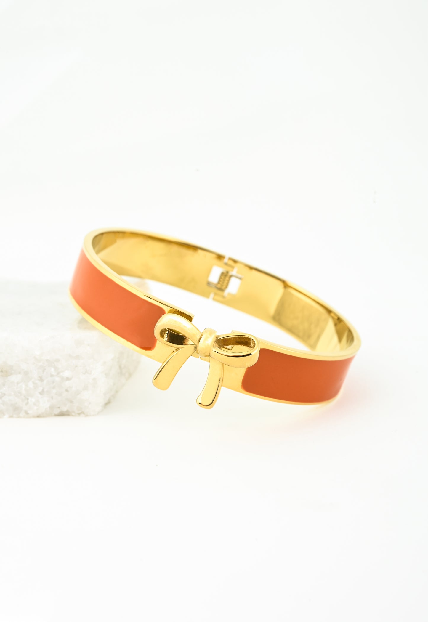 Burnt Oarnge bow cuff
