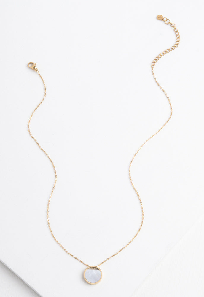 Iris Mother-of-Pearl Necklace