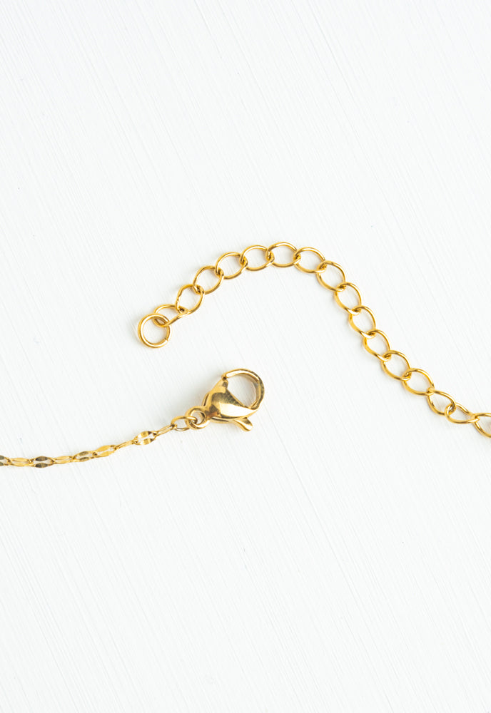 Radiant Light Crystal Necklace in Ivory