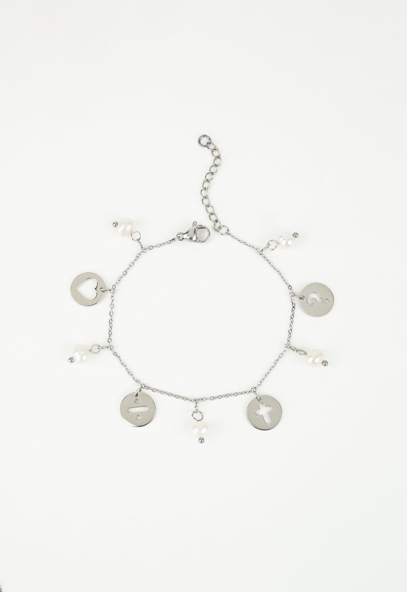 THE FOUR Pearl Bracelet-silver