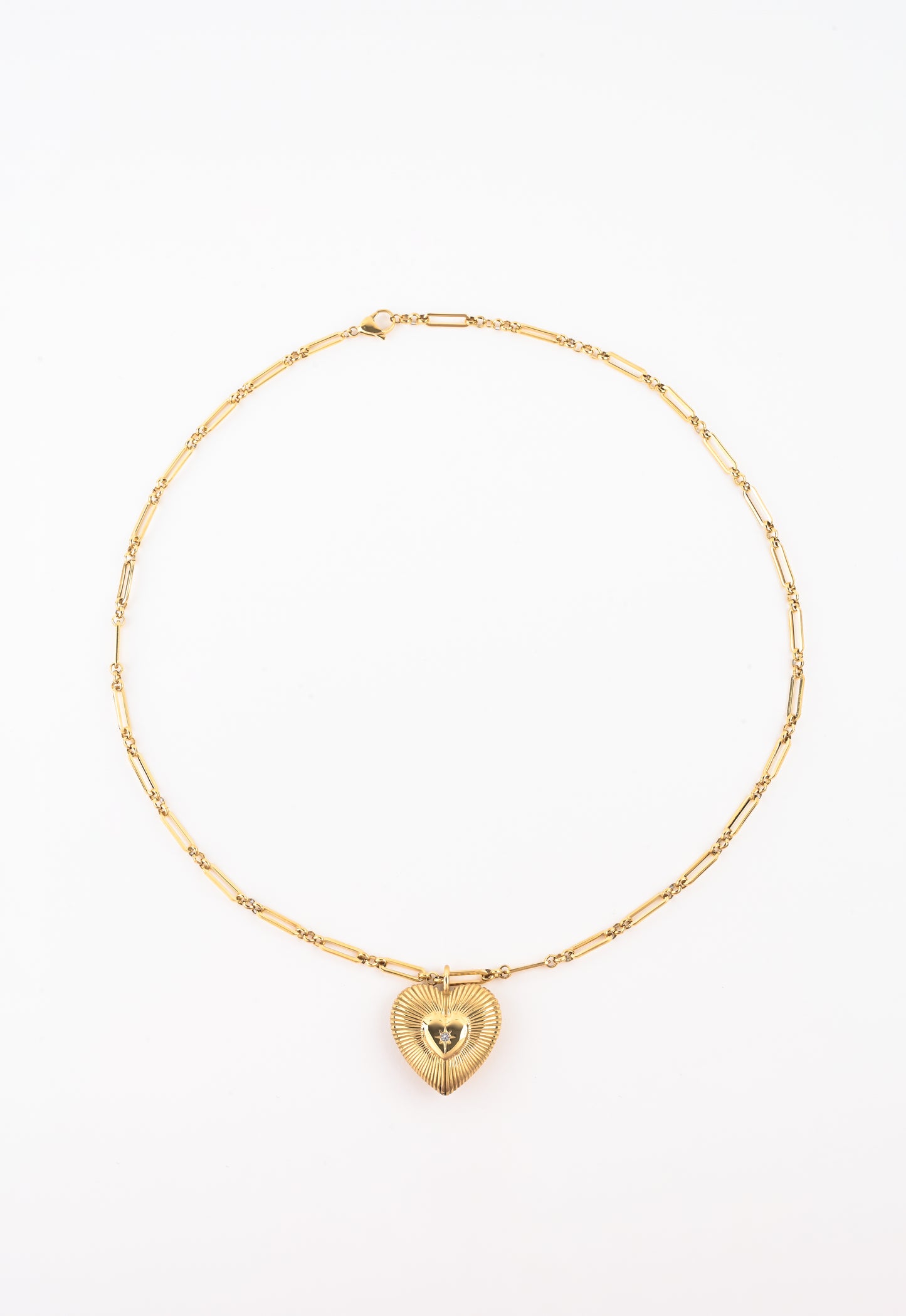 Beaming Heart Pendant Necklace