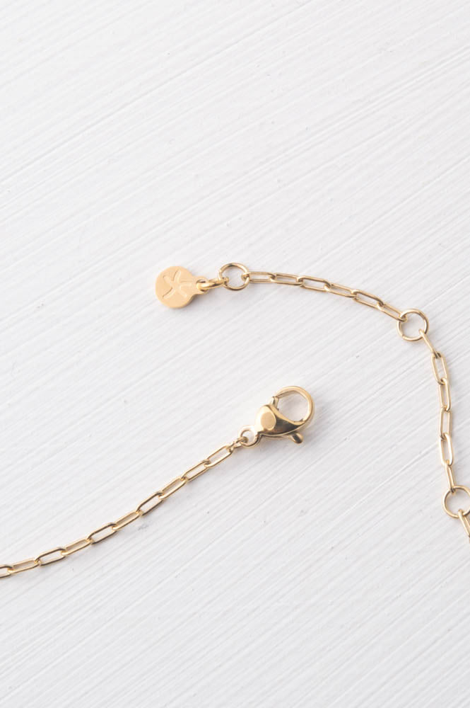 Give Mercy Gold Bar Necklace