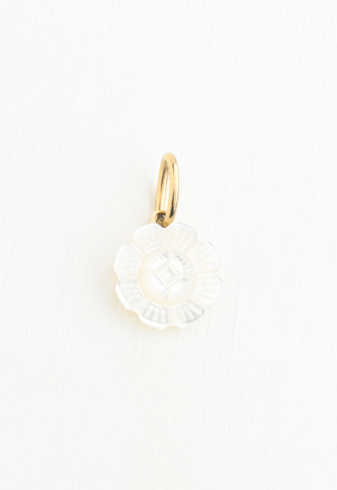 Mother of Pearl Blossom Charm