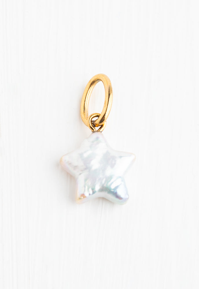 Pearl star charm