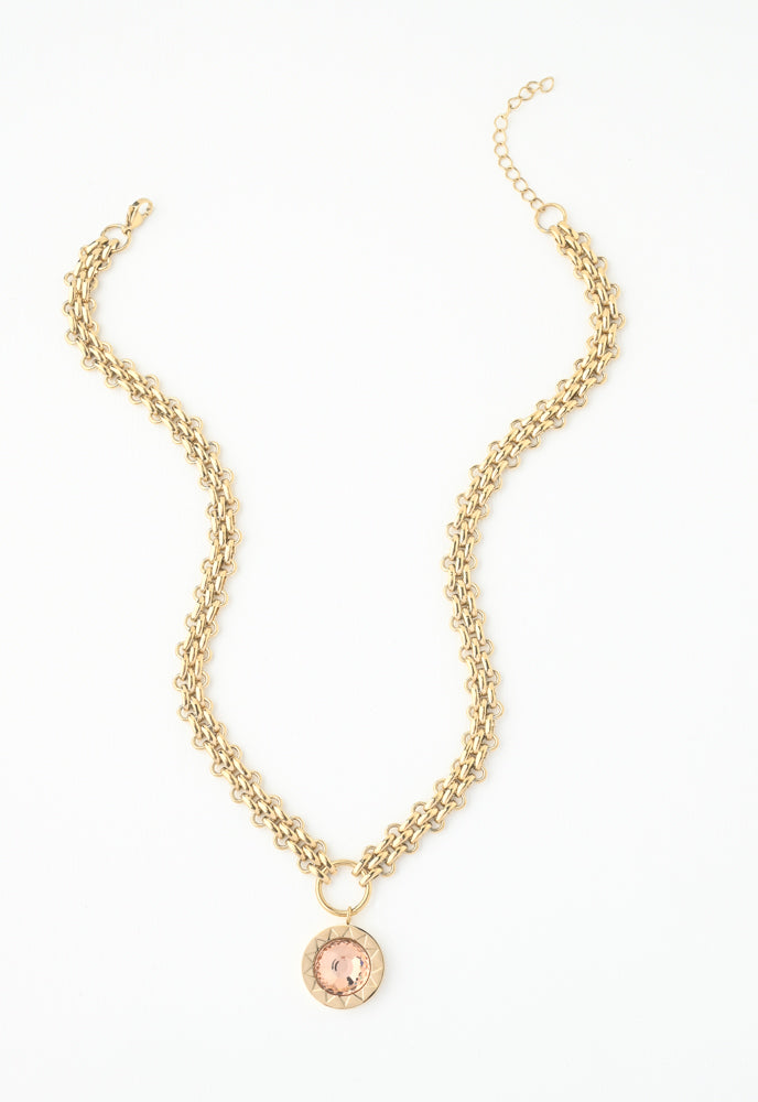 Sun pendant necklace