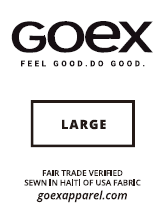 Tear Away Neck Label-UNISEX-L