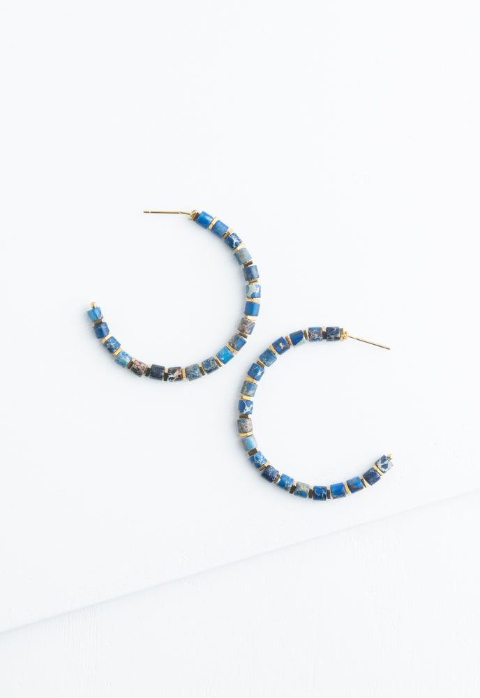 Your New Favorite Hoops in Emperor Blue
