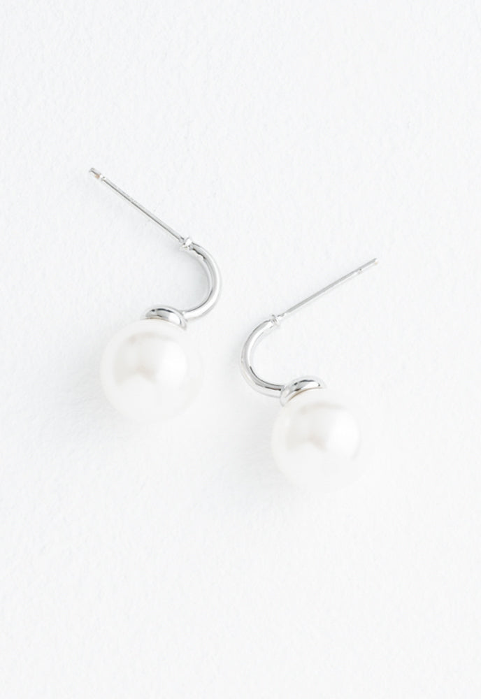 Impeccably Pearled Earrings in Silver