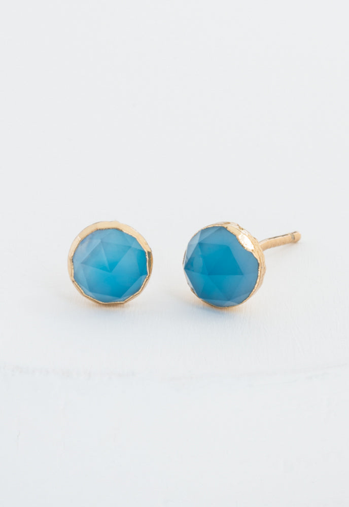 Artic Blue Prism Studs