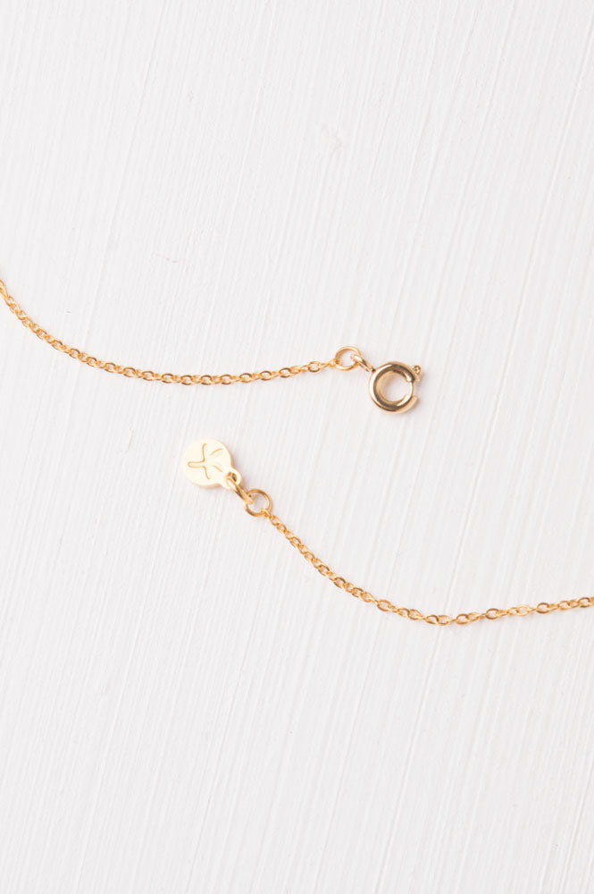 Layla Gold Cross Bar Necklace