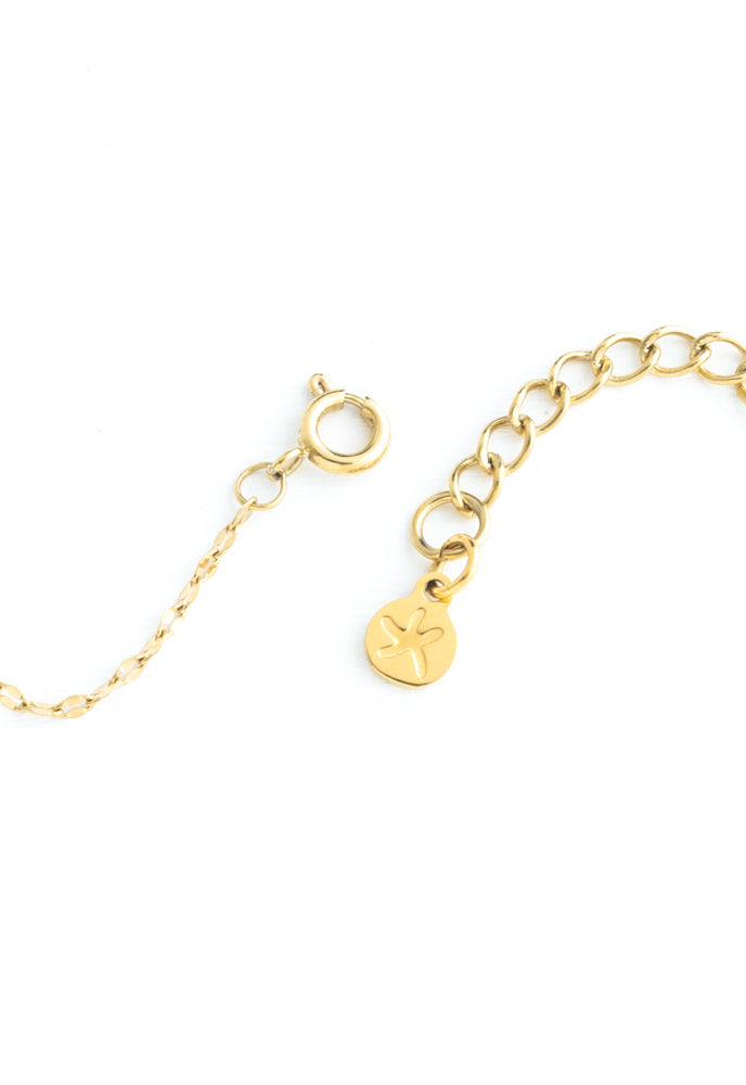 Annie Gold Pearl Necklace