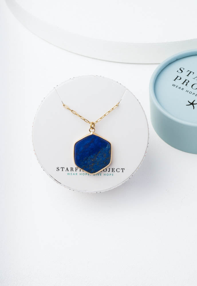 Stella by Stardust Necklace in Lapis