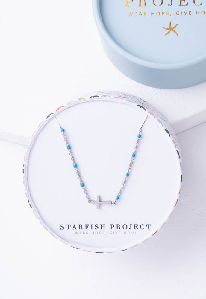 Hannah Blue Silver Bracelet