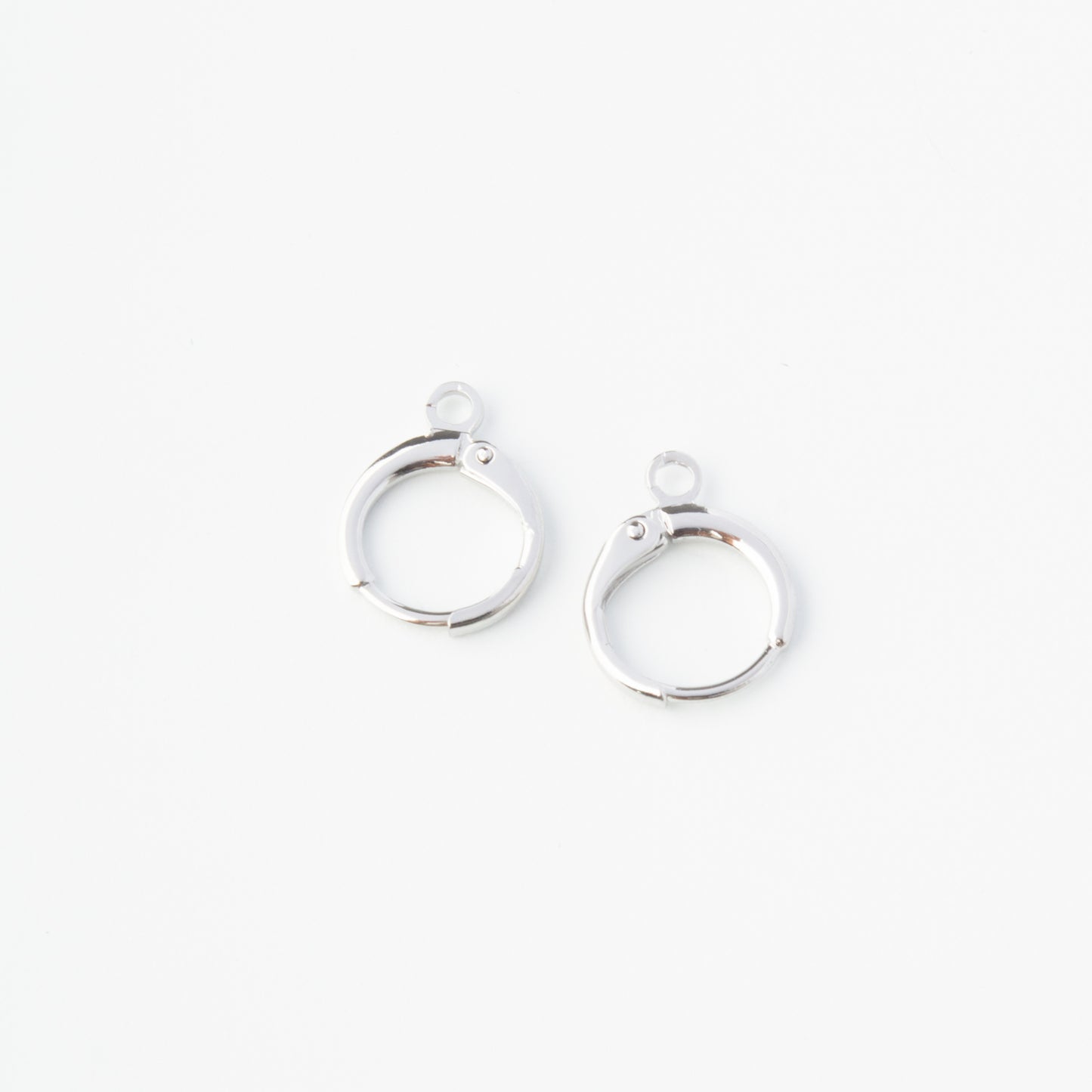 Ear Hoops Silver 12mm
