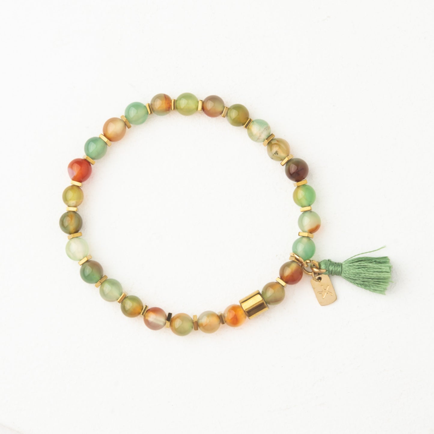 Enchanted Beaded Tassel Bracelet