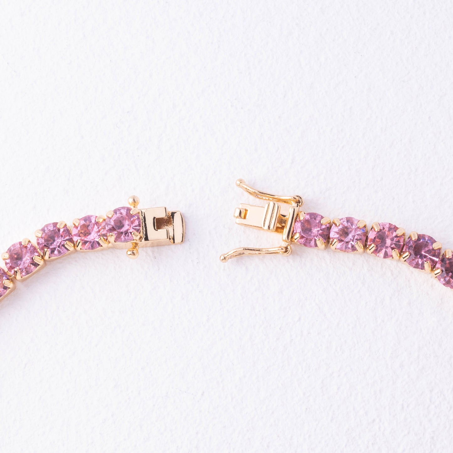 TENNIS BRACELET LIGHT ROSE RL23 -Sample R1