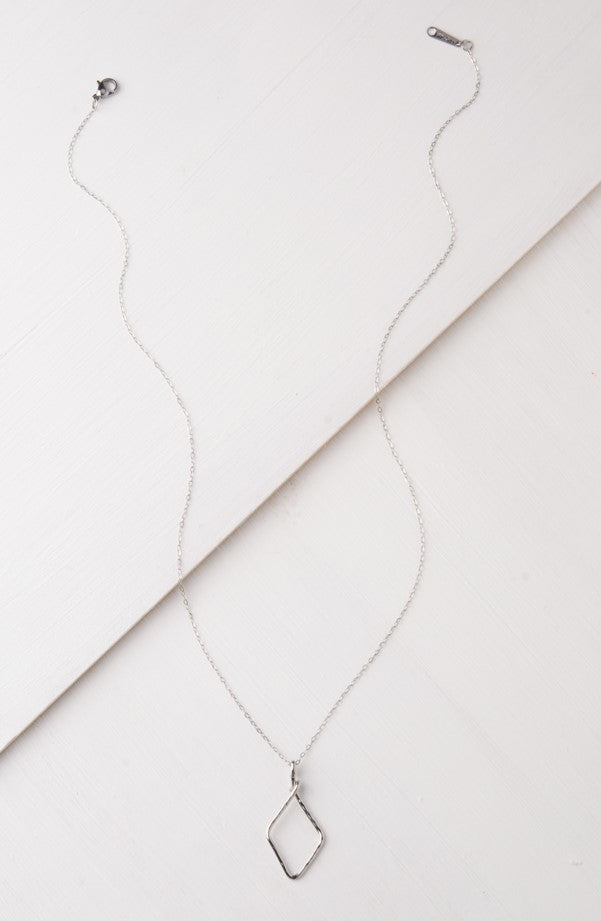 Long Silver Brave Necklace SKBN79