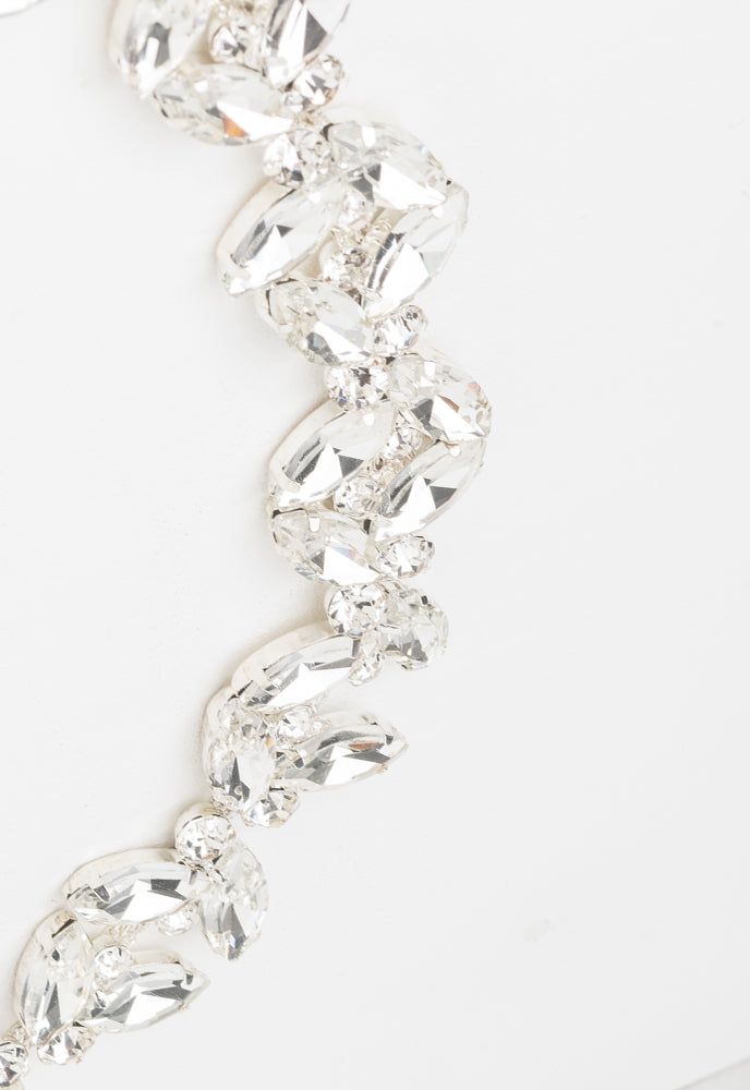 Crystal Serenade Silk Ribbon Headband