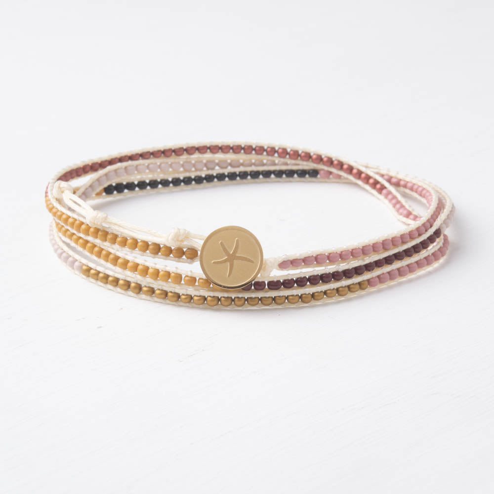 Delicate Wrap Beaded Bracelet SKBRB62