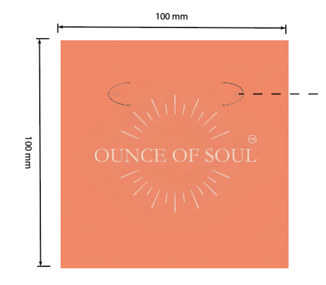 10*10cm Earrings Card-Ounce of Soul