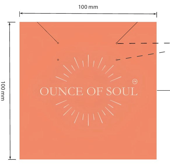 10*10cm Studs Card-Ounce of Soul