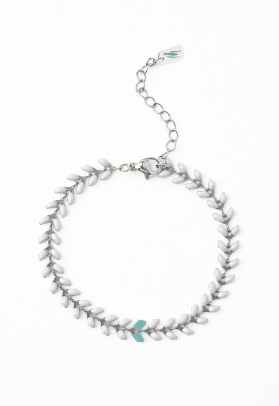 Against the Current Bracelet Silver