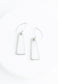 Pillar Mother of Pearl Earrings in Silver