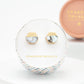 Canopy Stud Earrings – White Turquoise