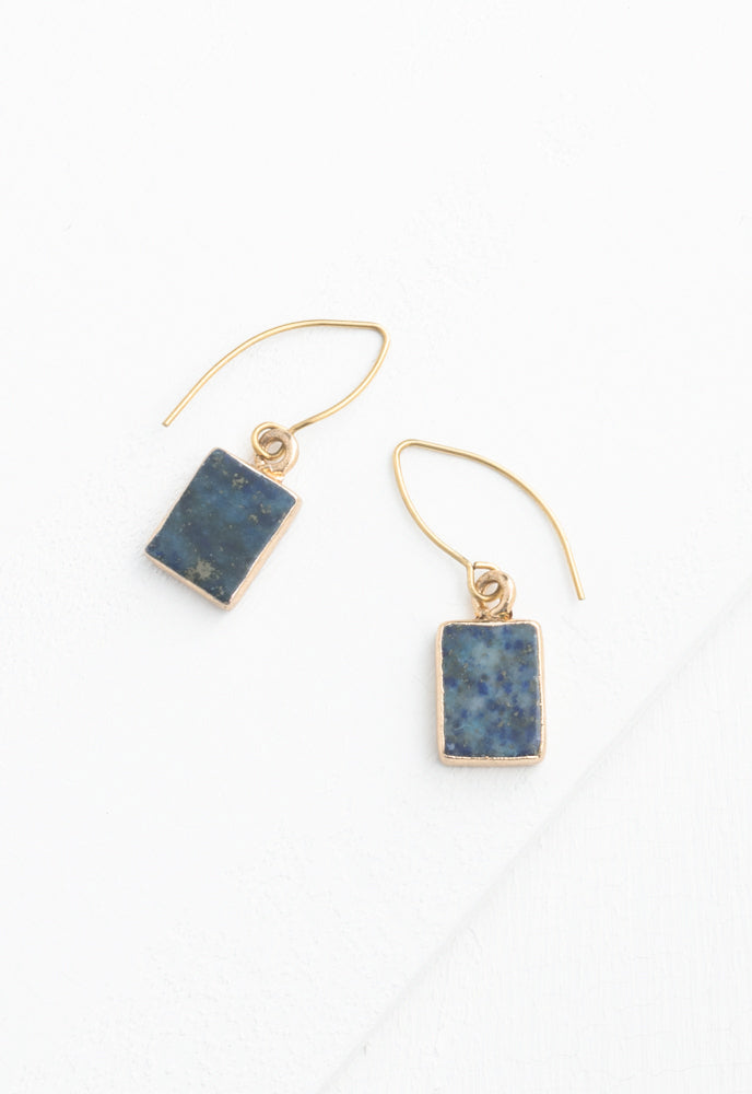 In the Clouds Lapis Earrings