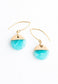 Refresh Earrings in Aqua