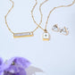 Faith Reversible Cross Bar Necklace